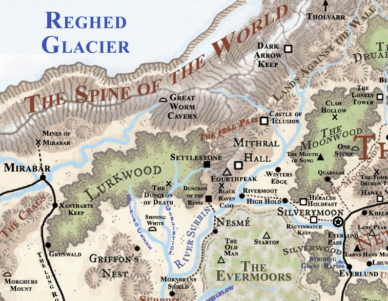 mount silver map